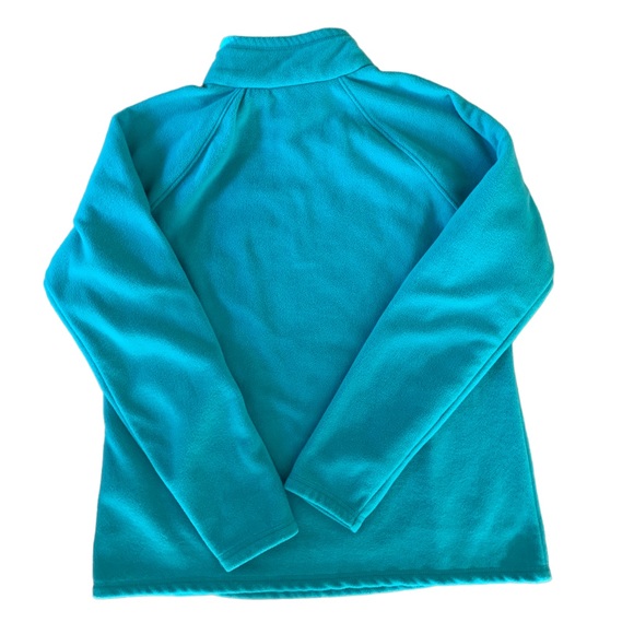 Cabelas Turquoise Fleece Quarter zip pullover - Picture 8 of 11